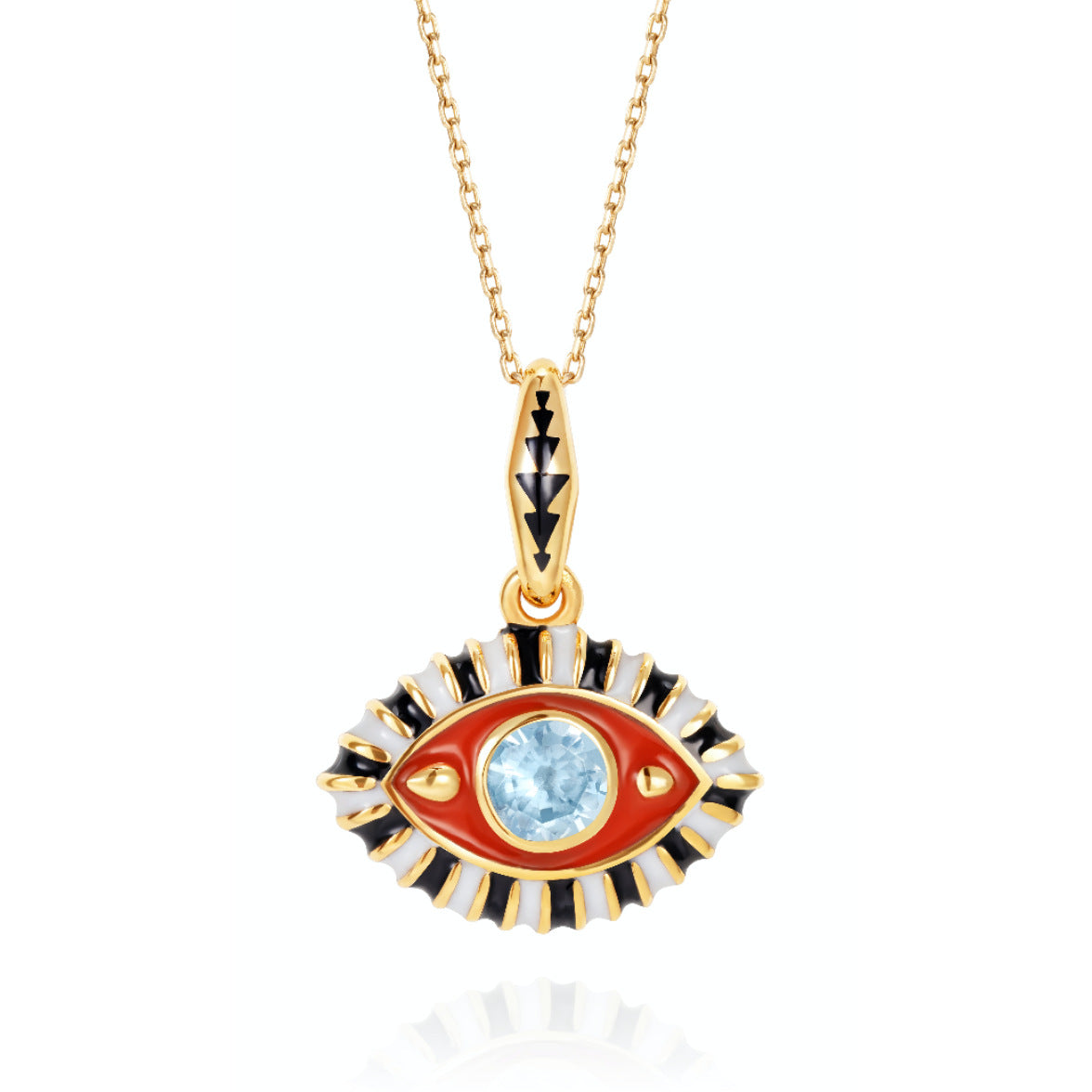 Unique Twist on the Ancient Evil Eye Pendant Necklace