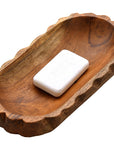 Hand Carved Teak Soap Tray