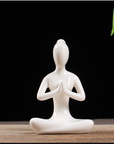 Ceramic Artist Yoga Figurines