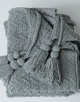 Nordic Cozy Chenille Knitted Blanket