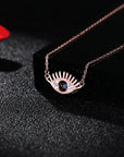 Fun Twist on the Evil Eye Charm Necklace