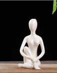 Ceramic Artist Yoga Figurines