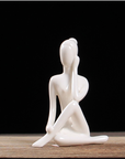 Ceramic Artist Yoga Figurines