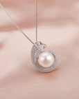 Pearl Cute Sterling Silver Clavicle Chain Jewelry