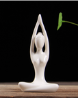 Ceramic Artist Yoga Figurines