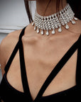 Goddess Warrior Diamond Waterdrop Jewel Choker