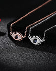 Fun Twist on the Evil Eye Charm Necklace