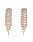 Stunning Sparkling Diamond Long Earrings