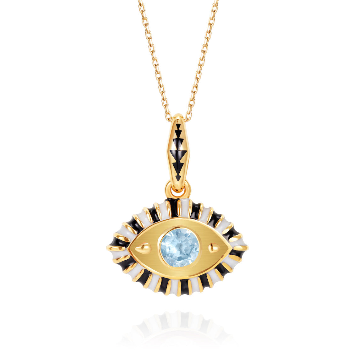 Unique Twist on the Ancient Evil Eye Pendant Necklace