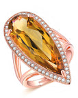 Stunning Pear Shape Citrine Jewelry