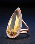 Stunning Pear Shape Citrine Jewelry